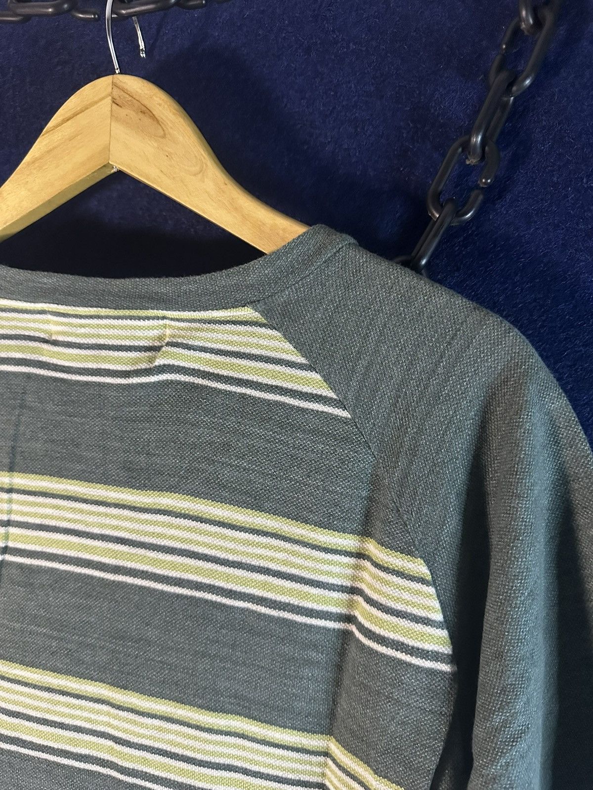 Japanese Brand Vintage 90s Piko Longboard Stripe Tshirt Size US L / EU 52-54 / 3 - 8 Thumbnail