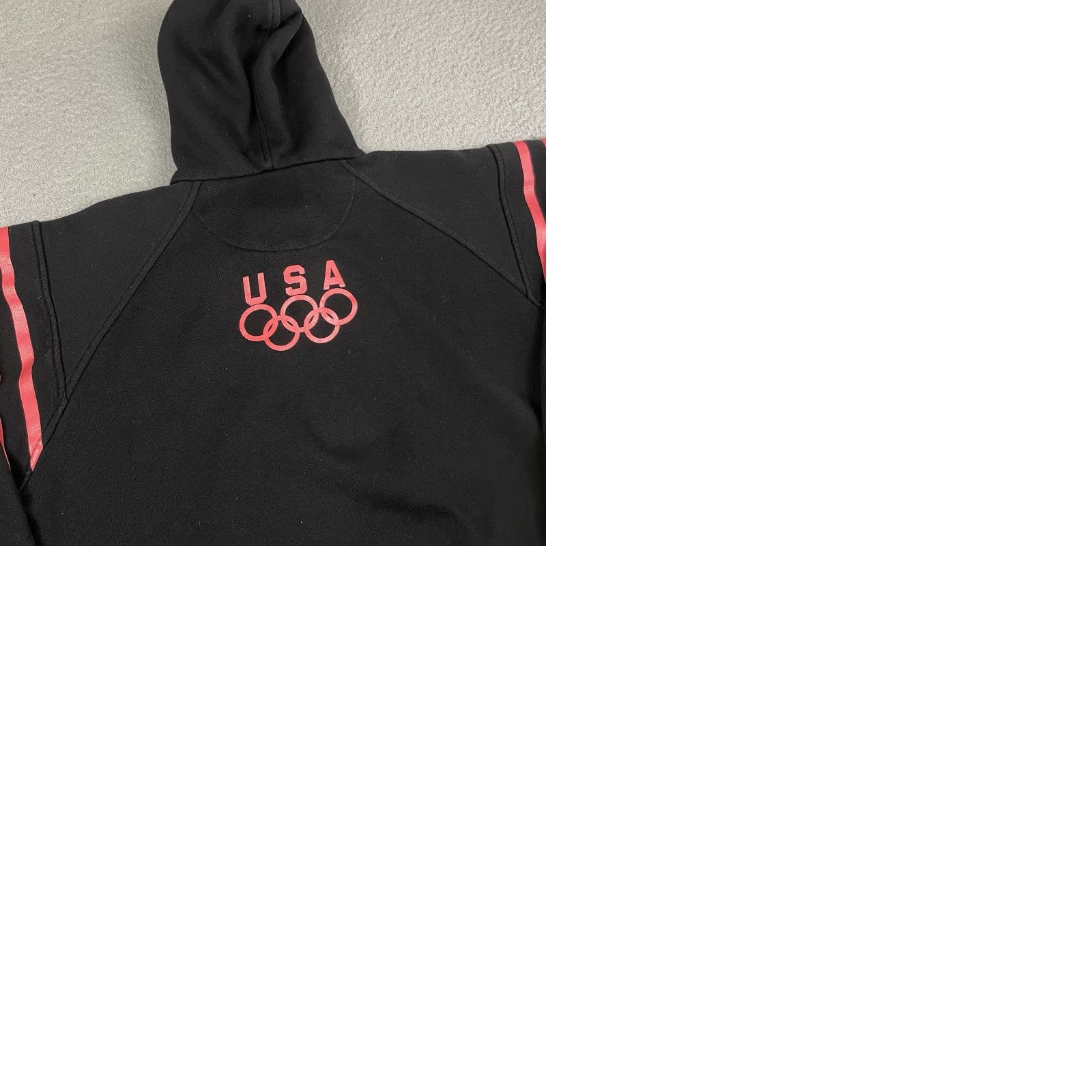 JCPenney VINTAGE USA Olympic Sweatshirt JC Penney Hoodie M Black Unisex Adults Size US M / EU 48-50 / 2 - 9 Thumbnail