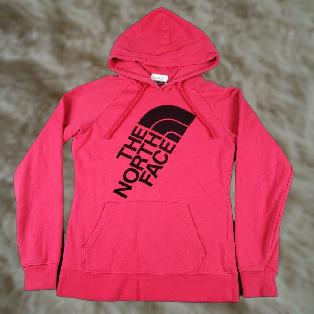 The North Face North Face Sweater Womens Medium Pink Pullover Hoodie Sweatshirt Ladies * Size M / US 6-8 / IT 42-44 - 1 Thumbnail