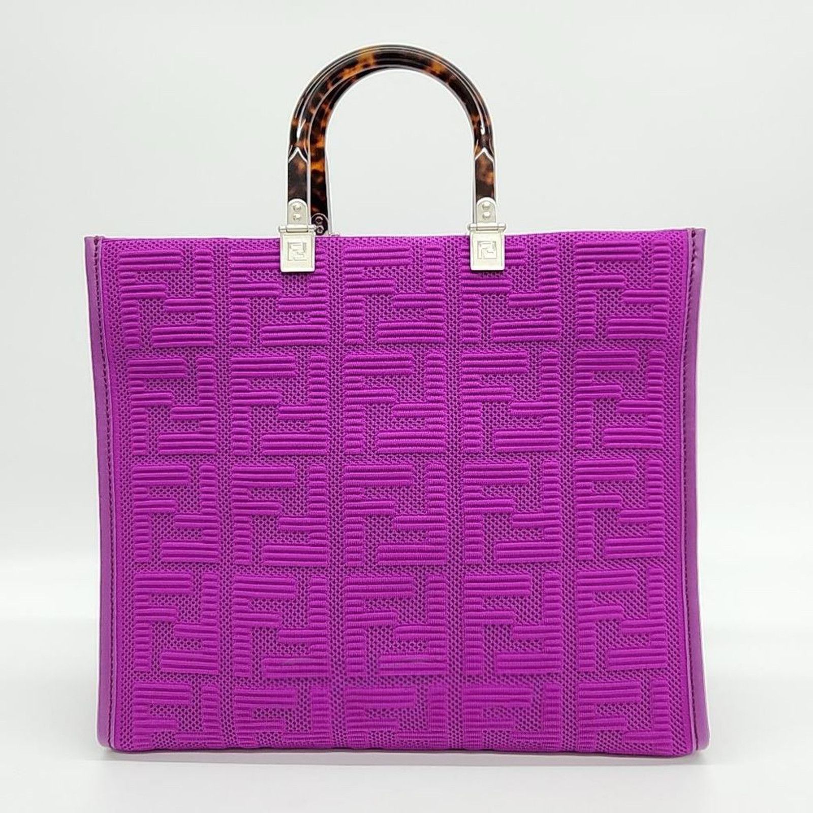 Fendi Sunshine Tote And Shoulder Bag (8Bh386) (7596919) in Purple, Women's