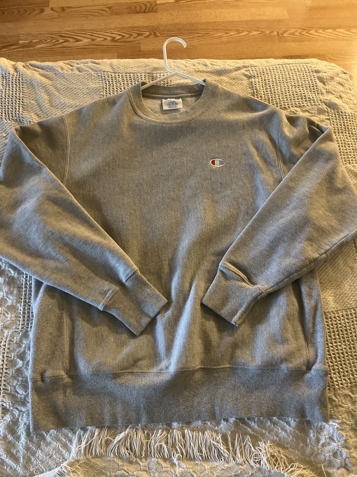 Champion Champion Crewneck Reverse Weave Gray Size US L / EU 52-54 / 3 - 1 Thumbnail