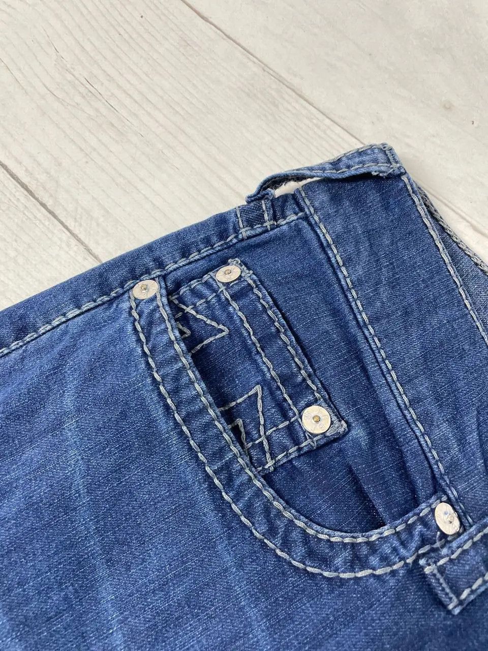 True Religion Vintage True Religion Slim Denim Jeans Y2K 90s Japan Size US 38 / EU 54 - 6 Thumbnail