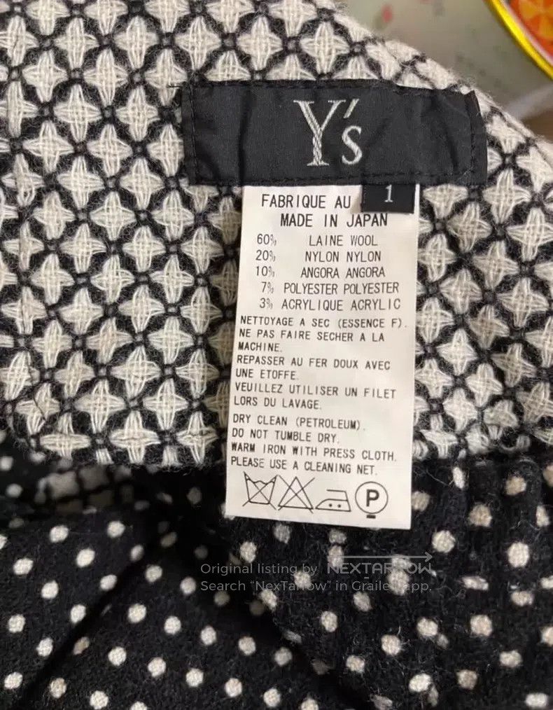 Yohji Yamamoto Yohji Yamamoto size 1 Black and white polka-dot pants Size US 28 / EU 44 - 3 Thumbnail
