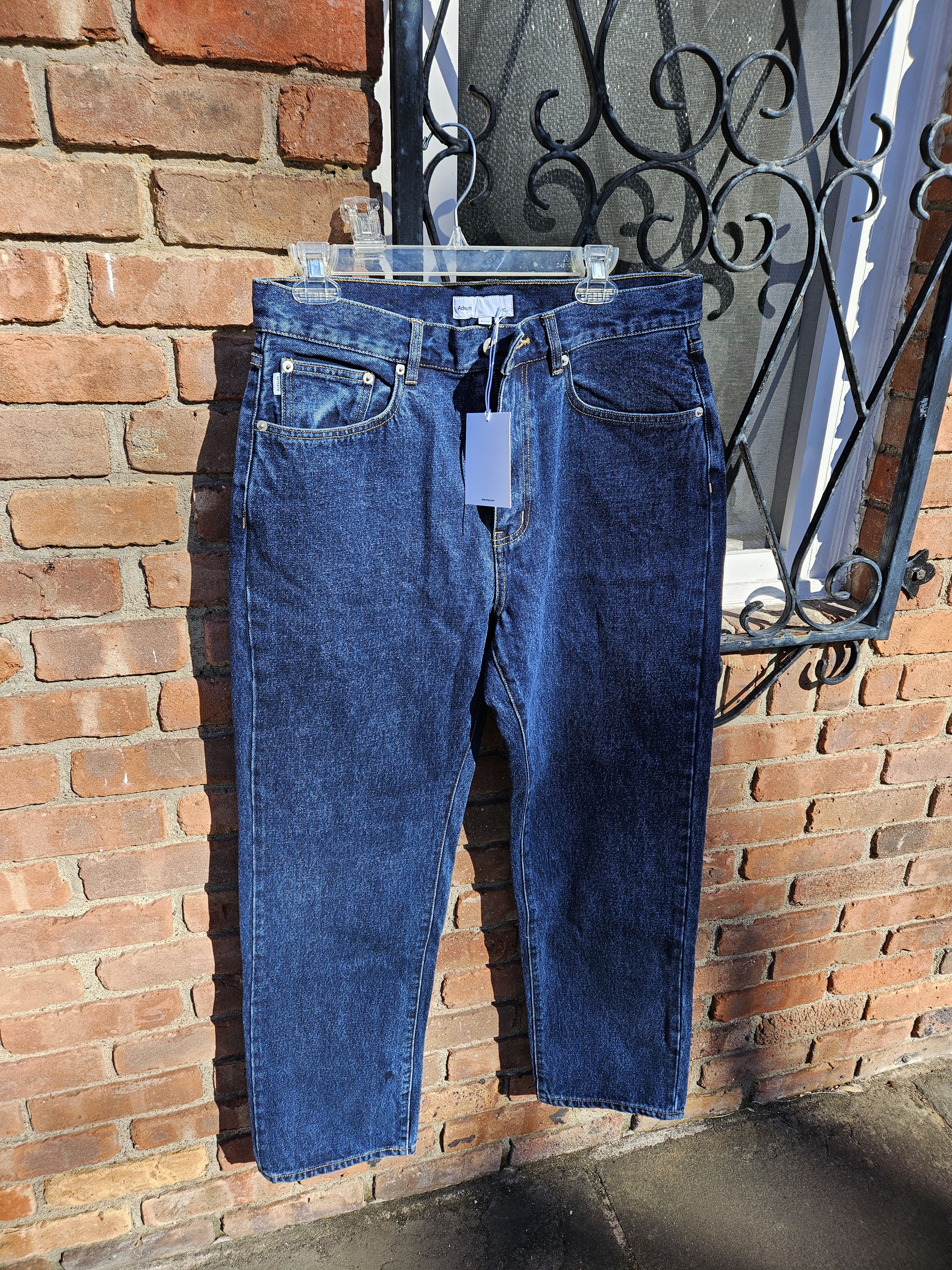 image of Adsum Relaxed Fit Mid Wash in Indigo, Men's (Size 33)