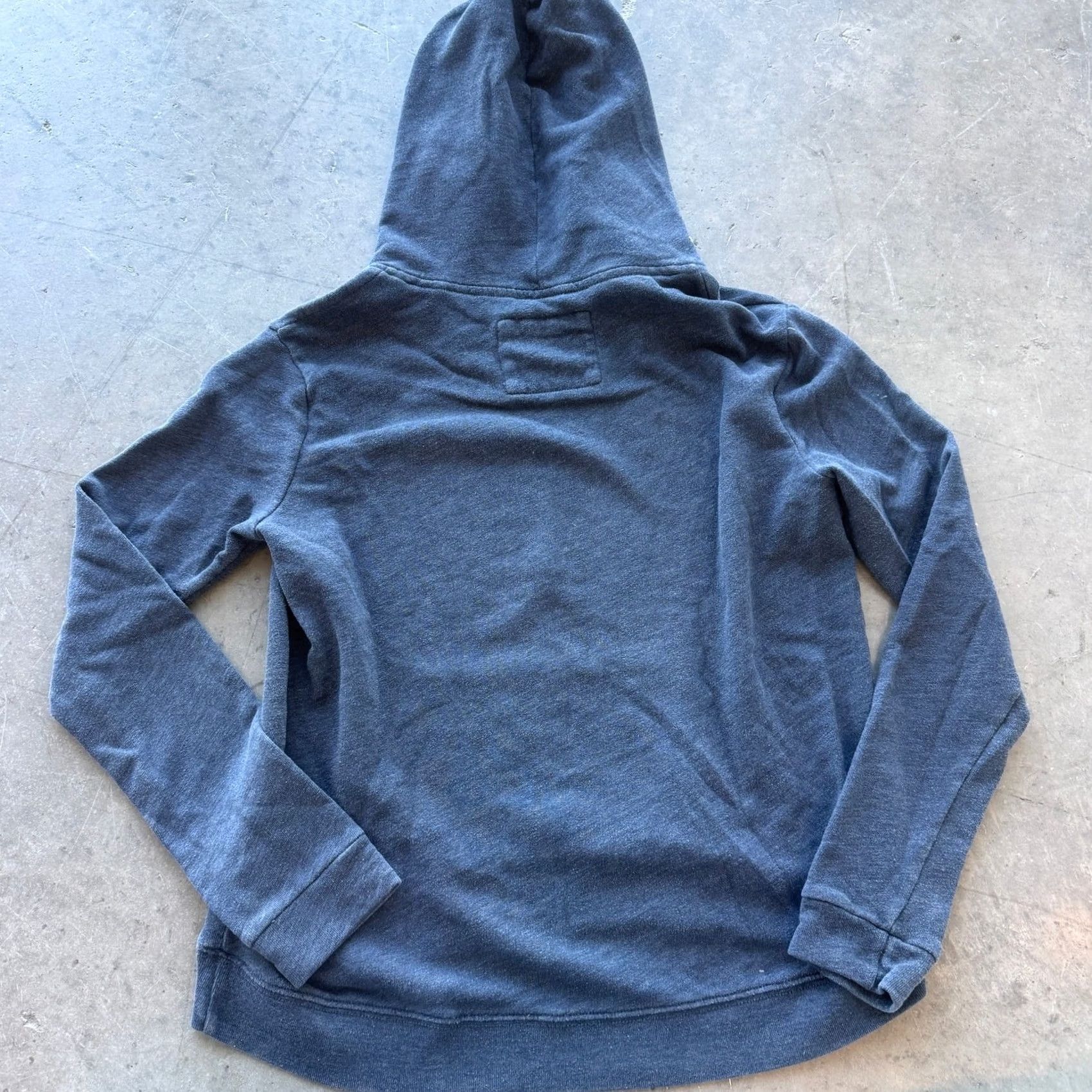 Vintage VINTAGE Abercrombie & Fitch Navy Pullover Hoodie Sweatshirt L Women Size L / US 10 / IT 46 - 2 Thumbnail