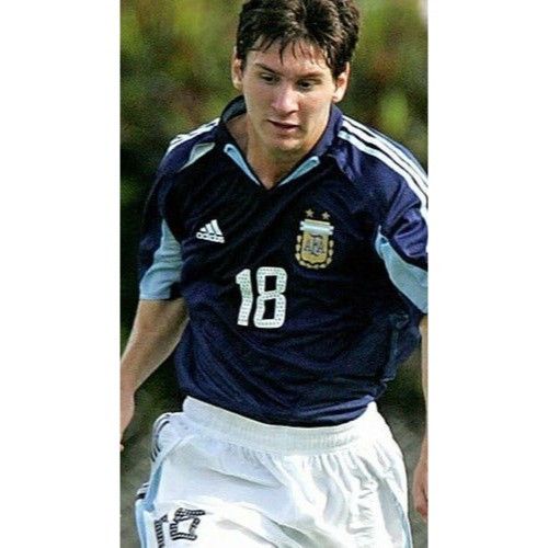 Adidas Messi Argentina 2004 2005 DEBUT Away Jersey XL SKU# 645785 Size US XL / EU 56 / 4 - 6 Thumbnail