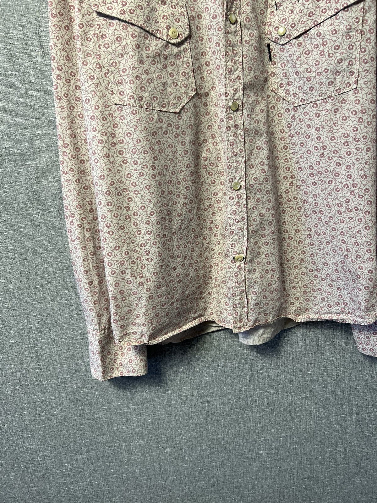 Paul Smith Paul Smith Flowers All Over Printed Button Up Shirt Size US XL / EU 56 / 4 - 7 Thumbnail