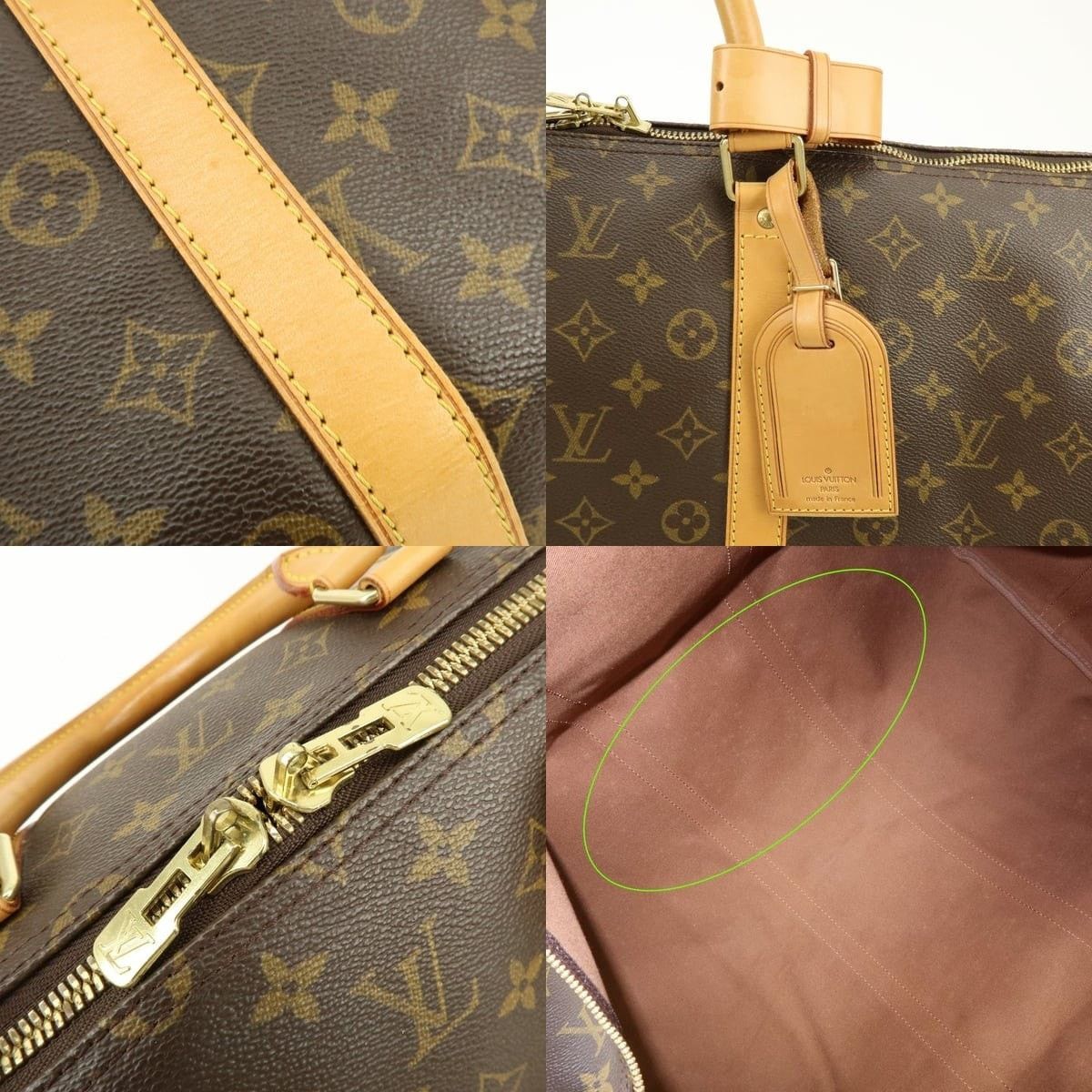 Louis Vuitton Louis Vuitton Monogram Keepall Bandouliere 55 Duffle Bag Size ONE SIZE - 7 Thumbnail