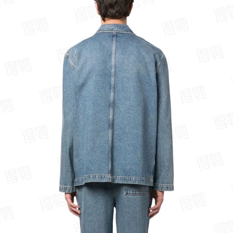 Loewe Loewe size 46 Washed tannin logo tooling jacket Size US S / EU 44-46 / 1 - 2 Thumbnail