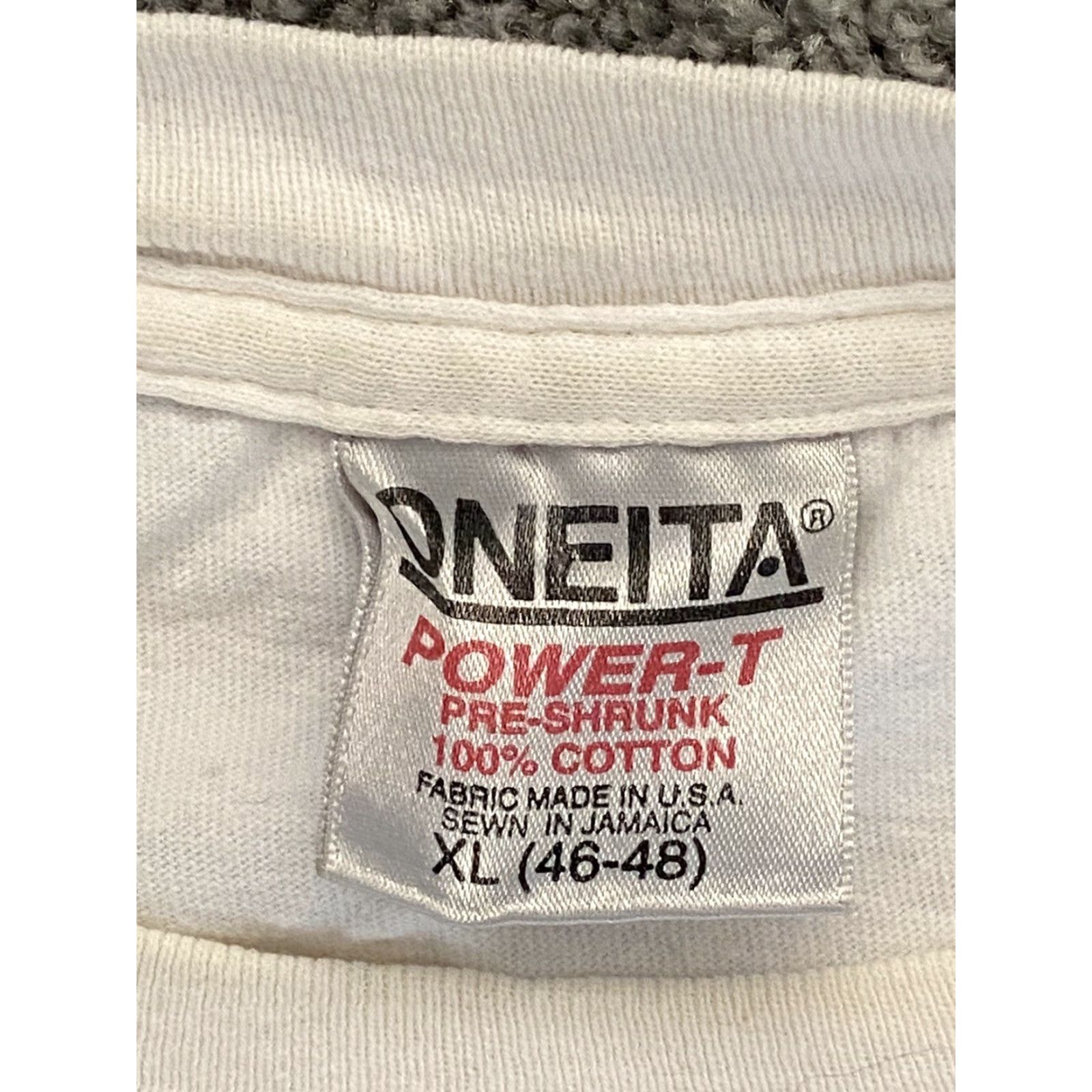 Vintage VINTAGE 1994 Oneita T Shirt XL 46-48 Focke-Wulf FW190 Single Stitch German Plane Mens Shirt White 90s Military Classic Size US XL / EU 56 / 4 - 4 Thumbnail