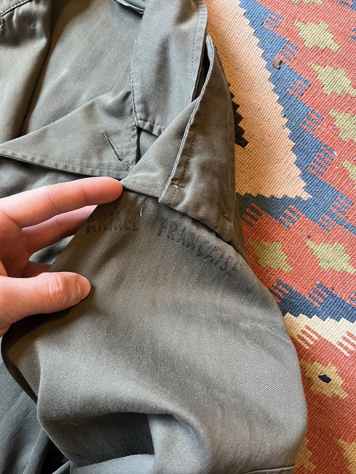 Japanese Brand Vintage French workwear military jacket cropped moleskin Size US M / EU 48-50 / 2 - 4 Thumbnail