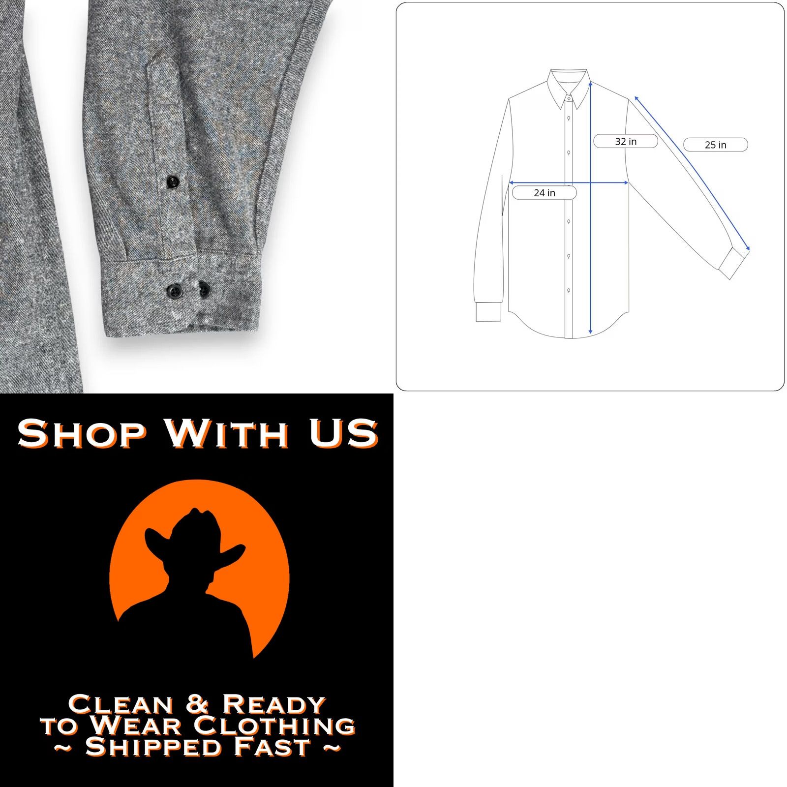 Burnside HARD TRUTH Shirt Burnside Gray XL Distilling Promo Flannel Button-Up Long Sleeve with Pockets Mens Size US XL / EU 56 / 4 - 8 Thumbnail