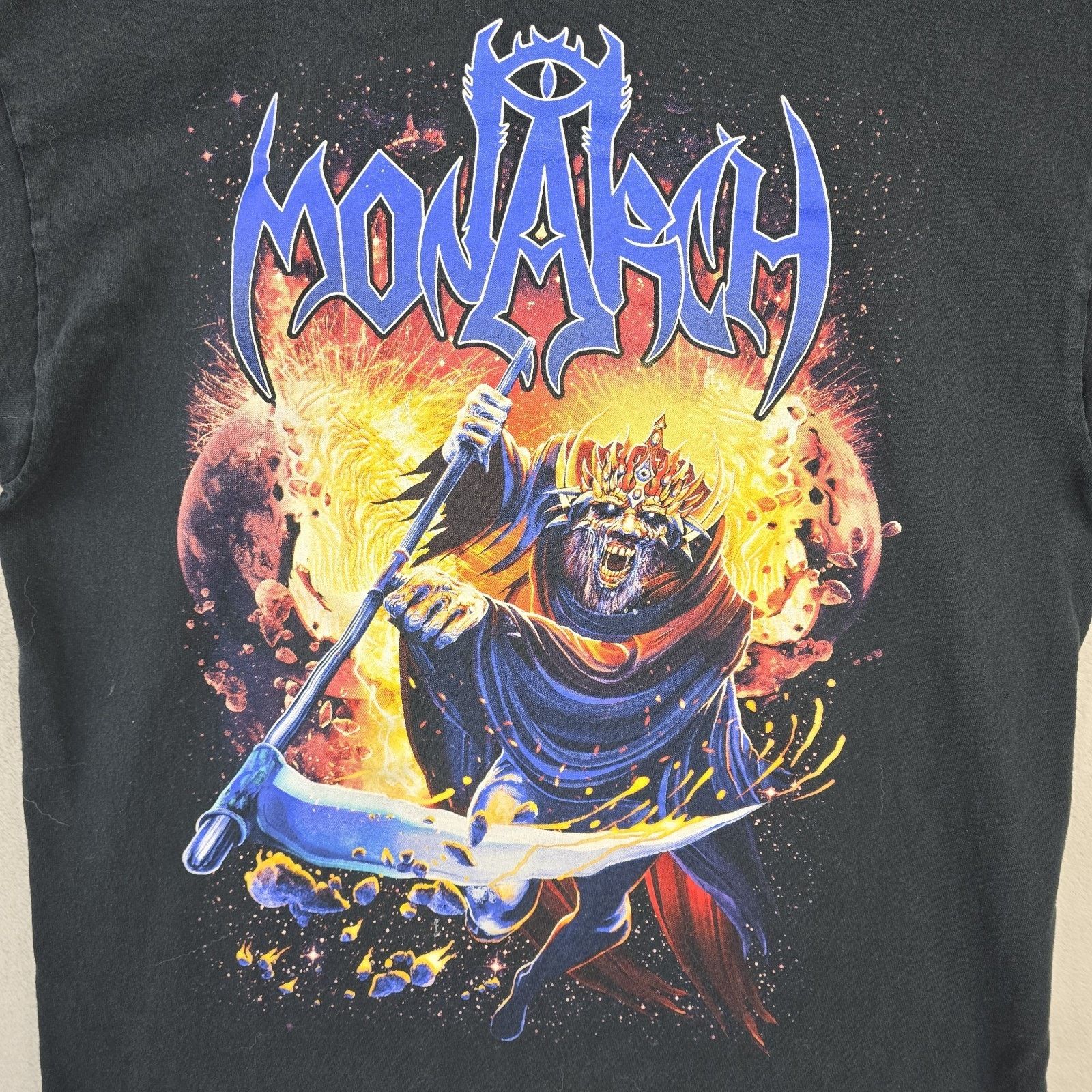 Gildan Monarch Band Shirt Mens Large Black Heavy Metal Sonic Reaper Size US L / EU 52-54 / 3 - 3 Thumbnail