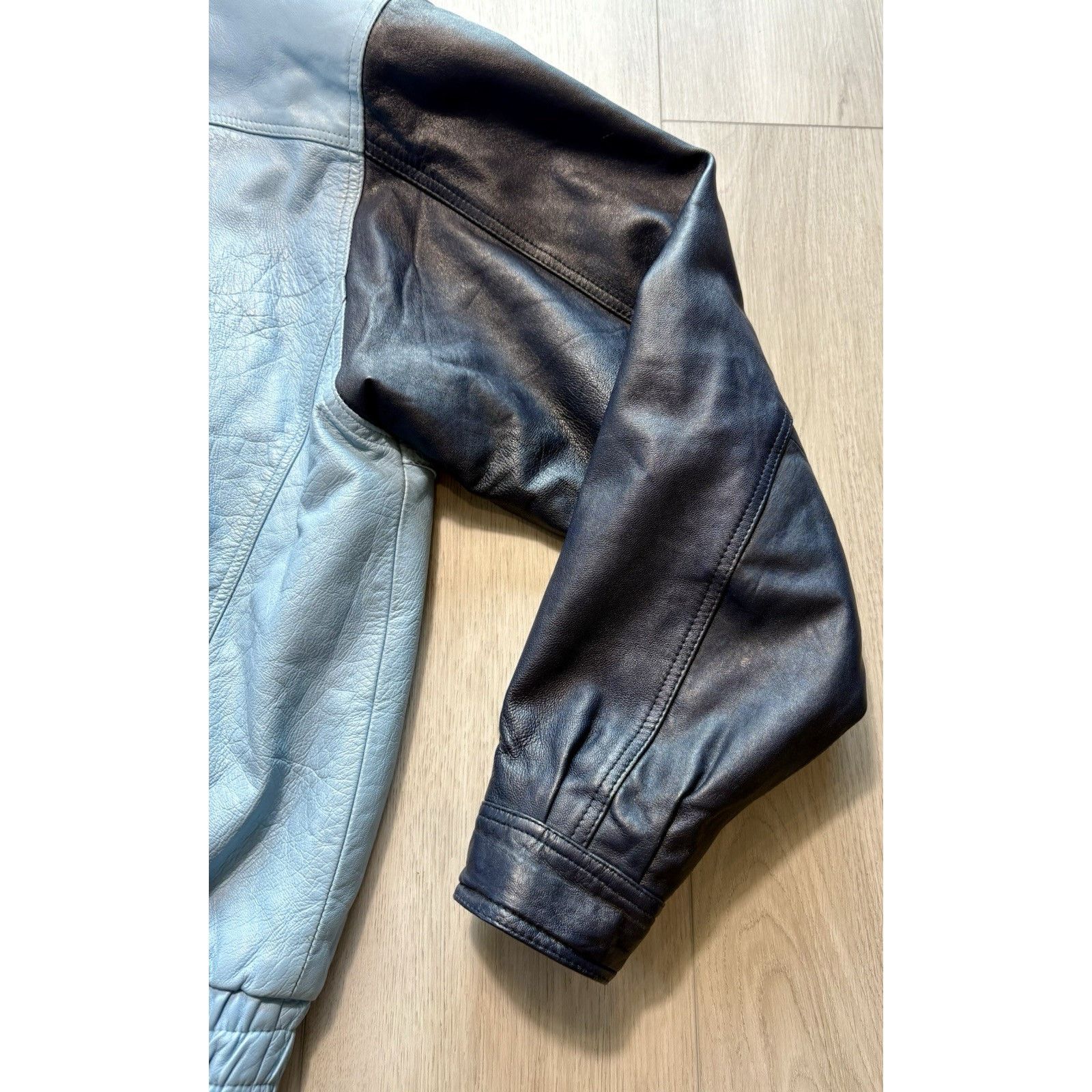 Leather VTG 90s Old School University Streetwear XL Leather Jacket Size US XL / EU 56 / 4 - 18 Thumbnail