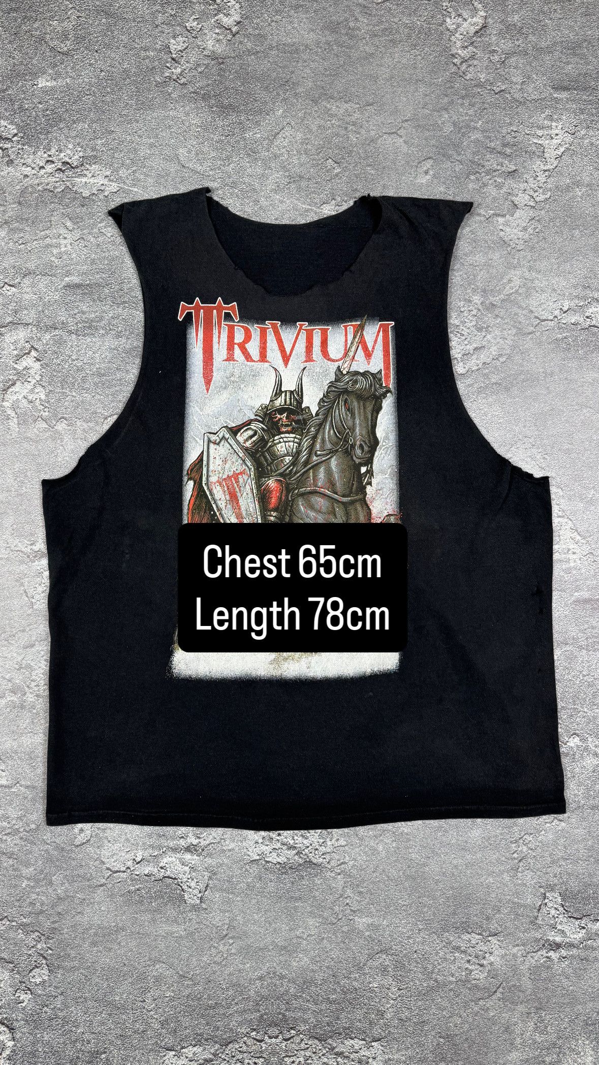 Band Tees Trivium Faded Rock Gothic Tank Top Shirt Size XL Streetwear Size US XL / EU 56 / 4 - 3 Thumbnail