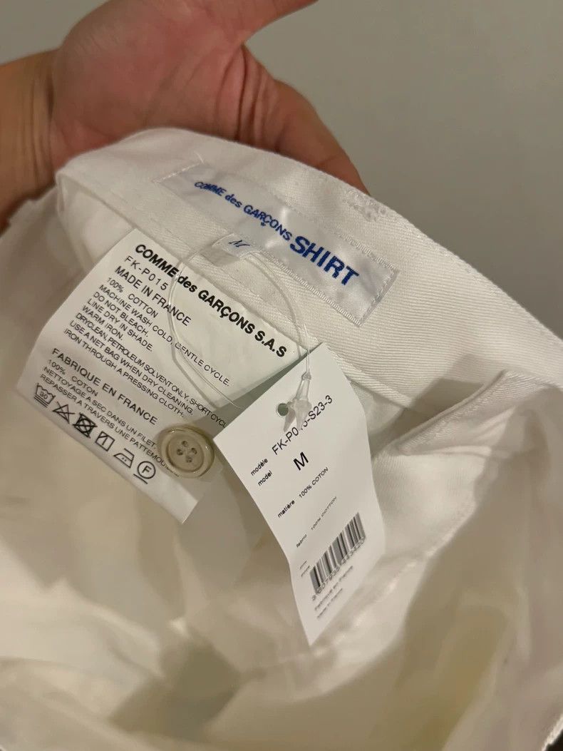 Comme des Garcons CDG HOMME short white dress pants-2505 Size US 32 / EU 48 - 4 Thumbnail