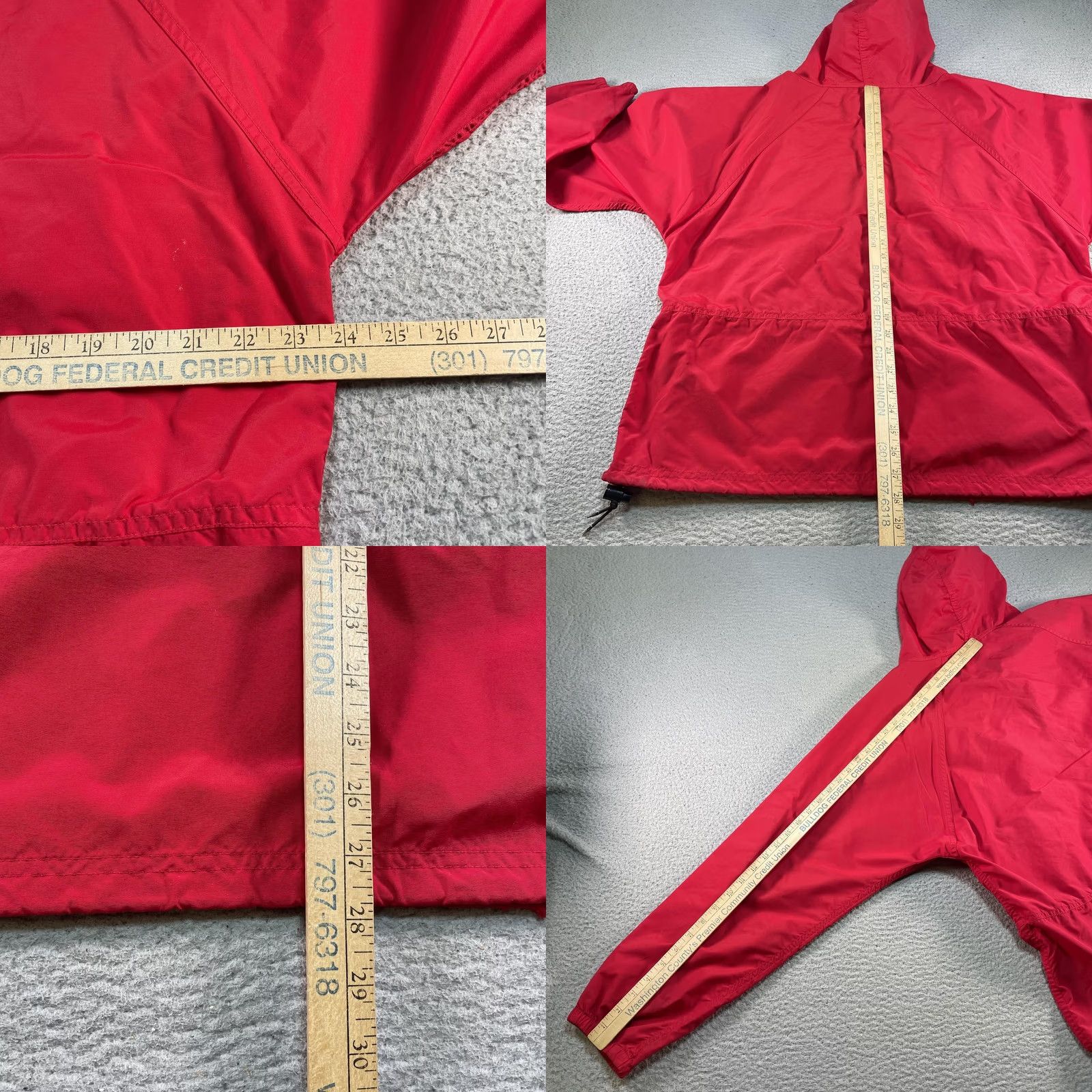 Vintage VINTAGE LL Bean Anorak Jacket Mens Large Red Nylon Hooded 1/4 Zip USA 90s Hiking Size US L / EU 52-54 / 3 - 11 Thumbnail
