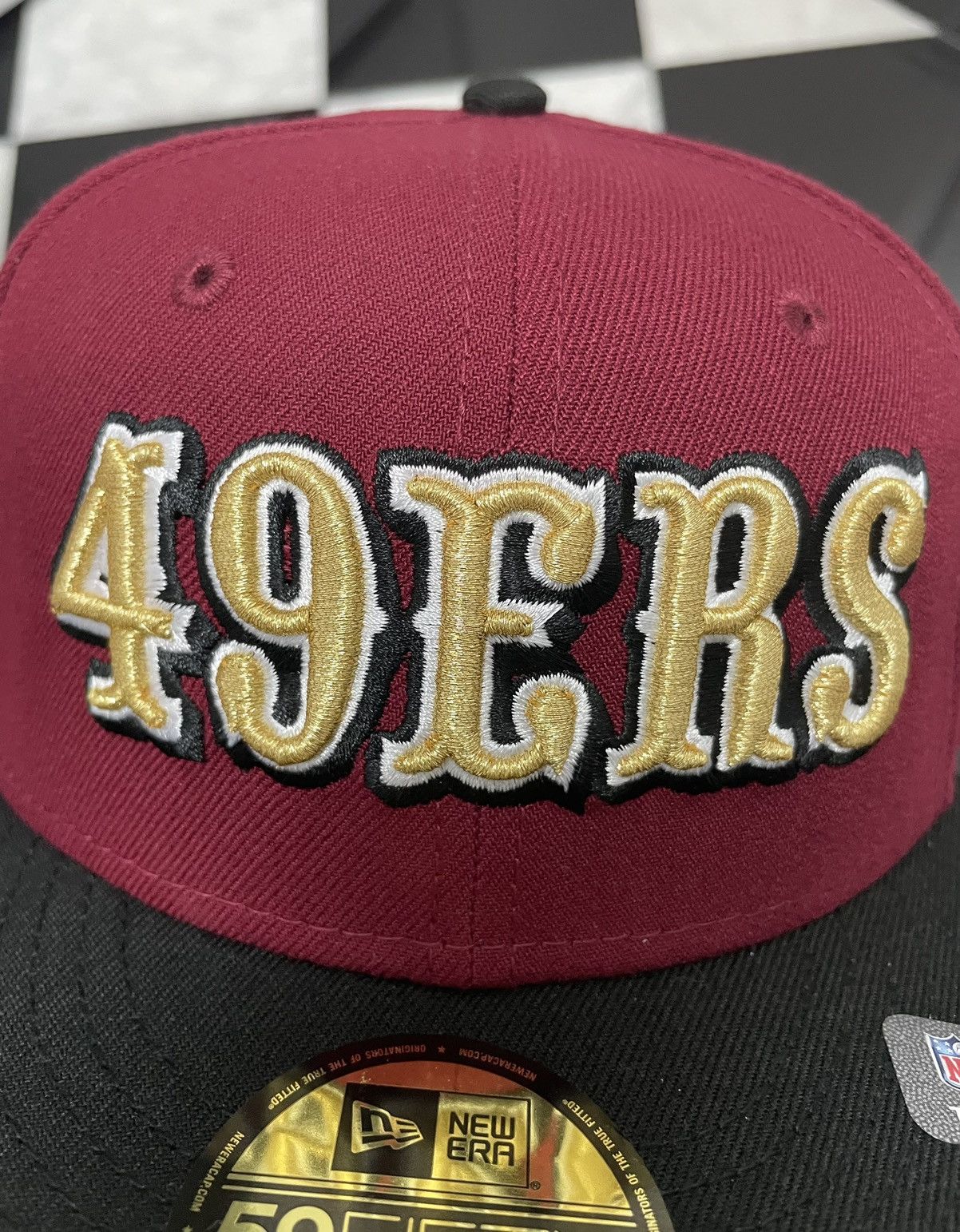 New Era 🔥 49ers fitted hat size 7 Size ONE SIZE - 3 Thumbnail