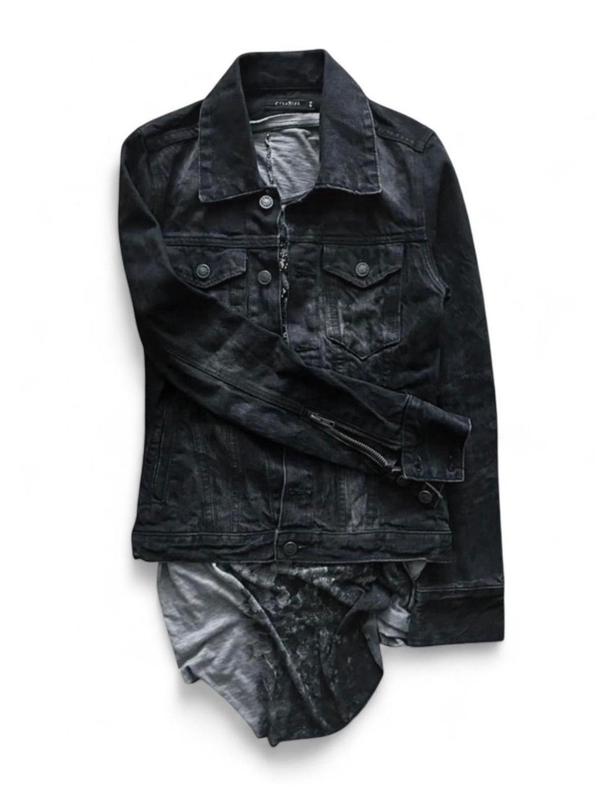 CIVARIZE Civarize shadow washed denim jacket Size US S / EU 44-46 / 1 - 2 Thumbnail