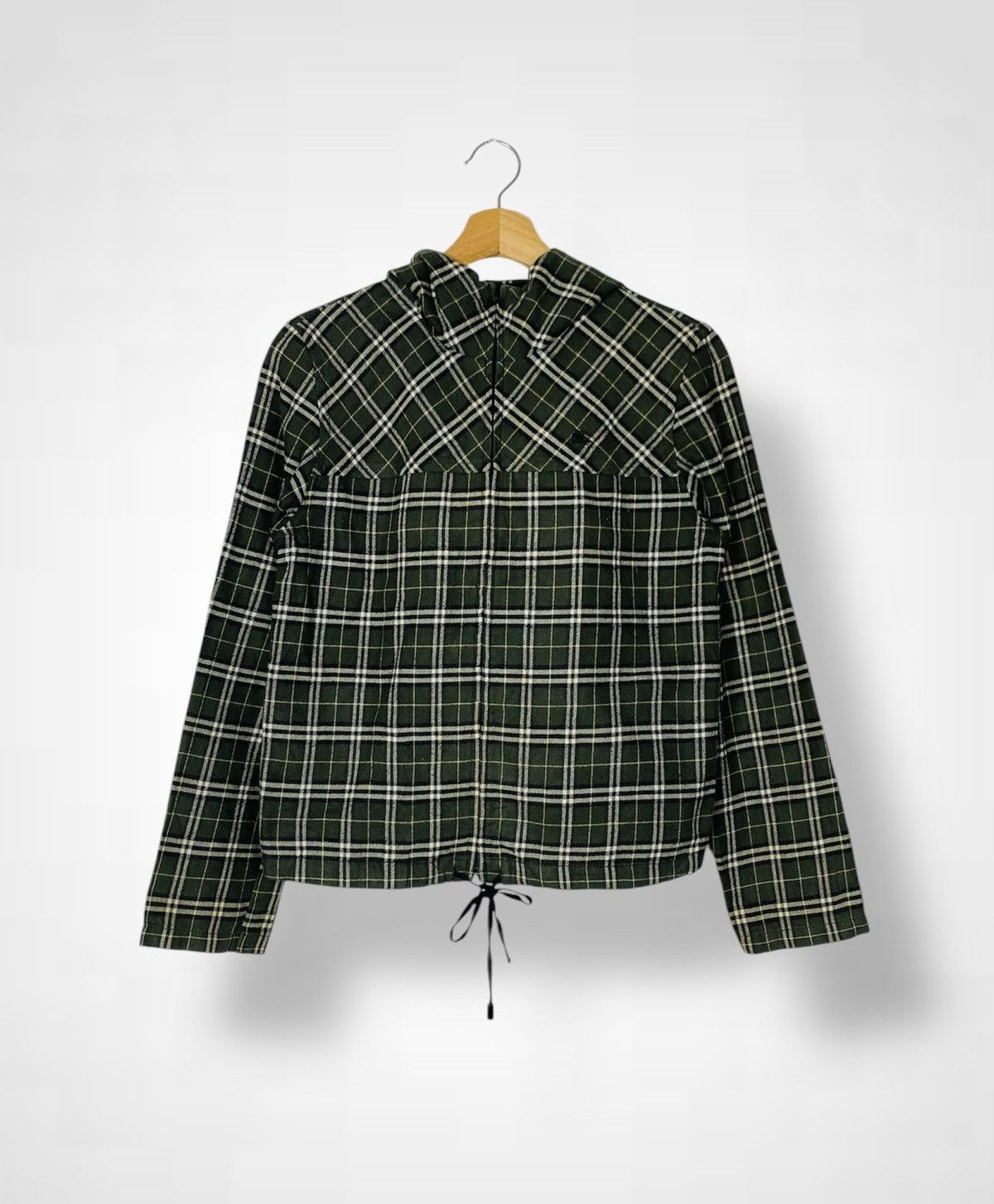 Burberry Vintage 90s Burberry Blue Label Zipper Hoodie Jacket Size M / US 6-8 / IT 42-44 - 1 Thumbnail
