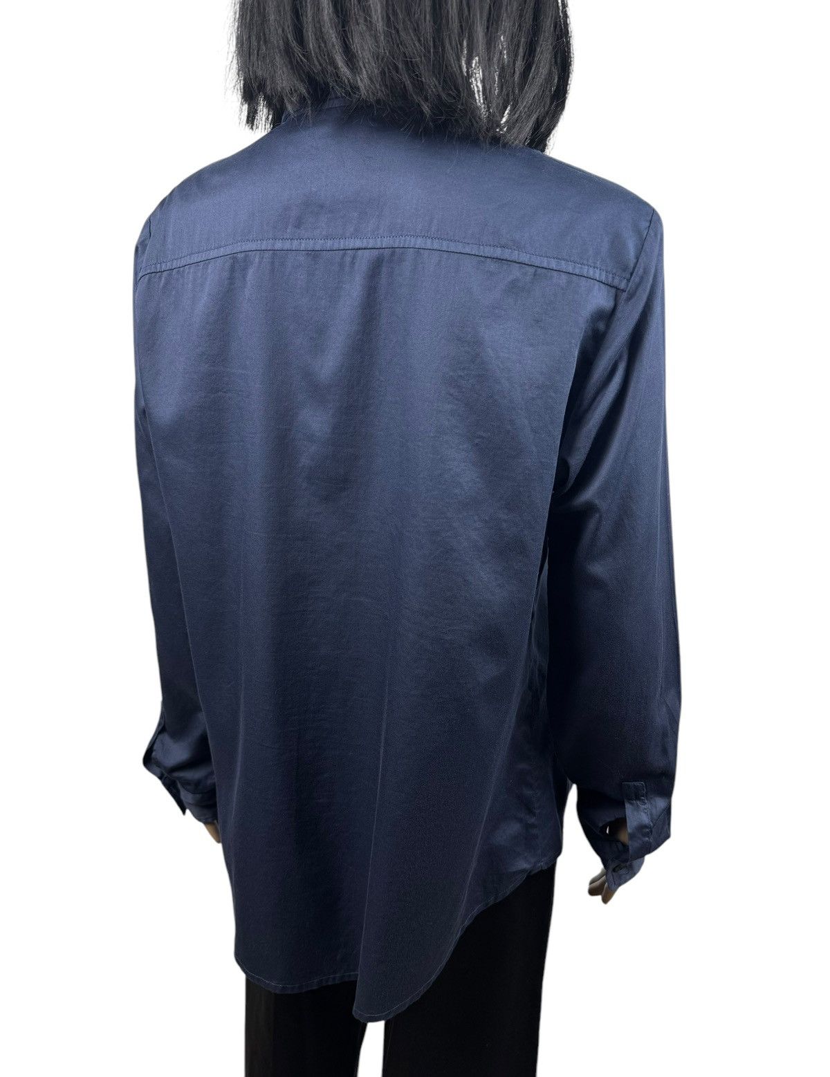Designer Javier Simorra Shirt Blouse Cotton Button Up Embroidered Size L / US 10 / IT 46 - 9 Thumbnail