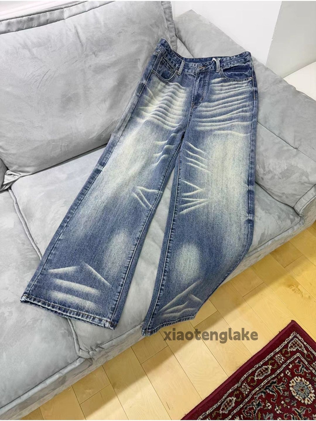 Vintage Washed faded cleanfit yuppie loose baggy jeans Size US 28 / EU 44 - 7 Thumbnail