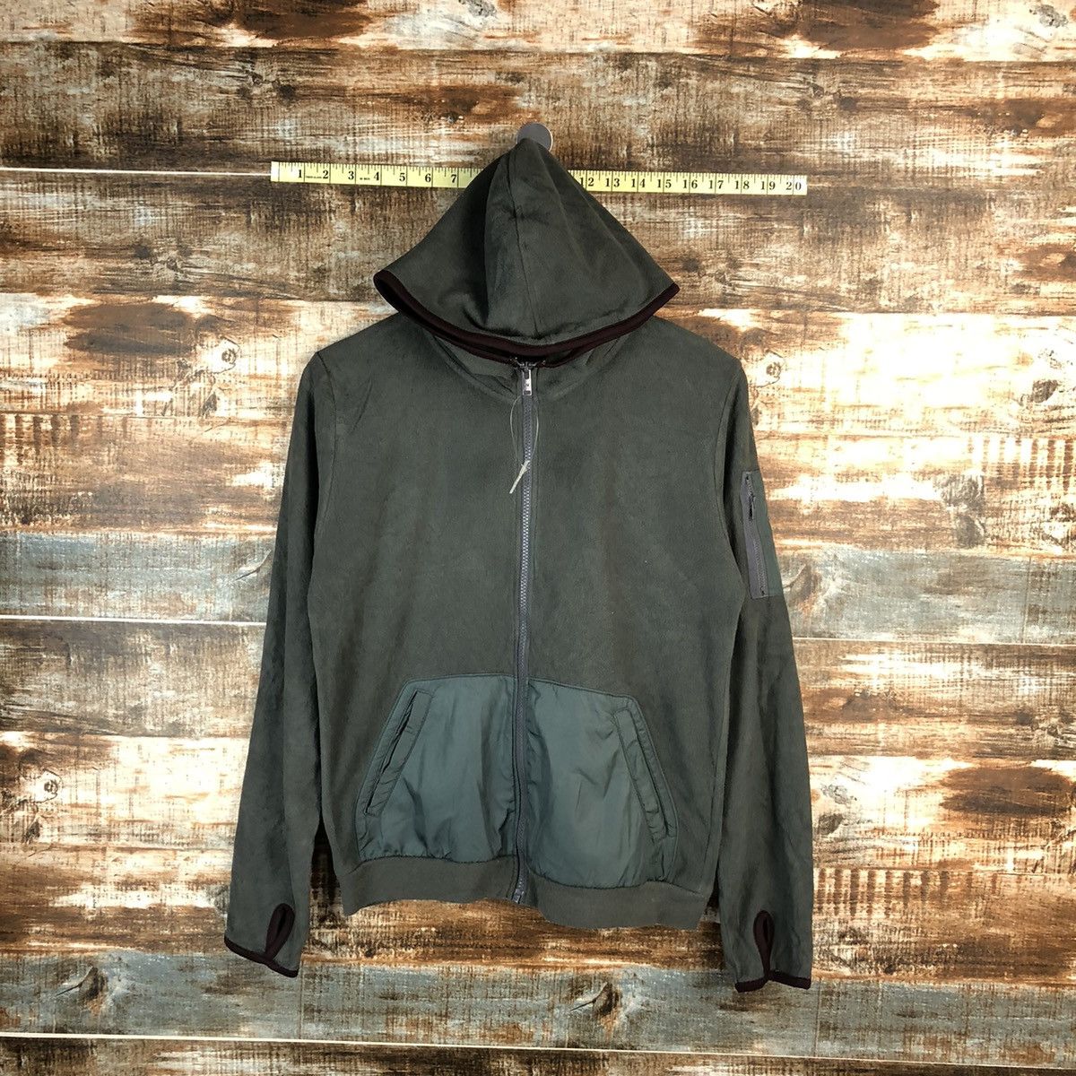 Undercover × Uniqlo DL Uniqlo X Undercover Green Hoodie sweater #A1579 Size US M / EU 48-50 / 2 - 1 Thumbnail