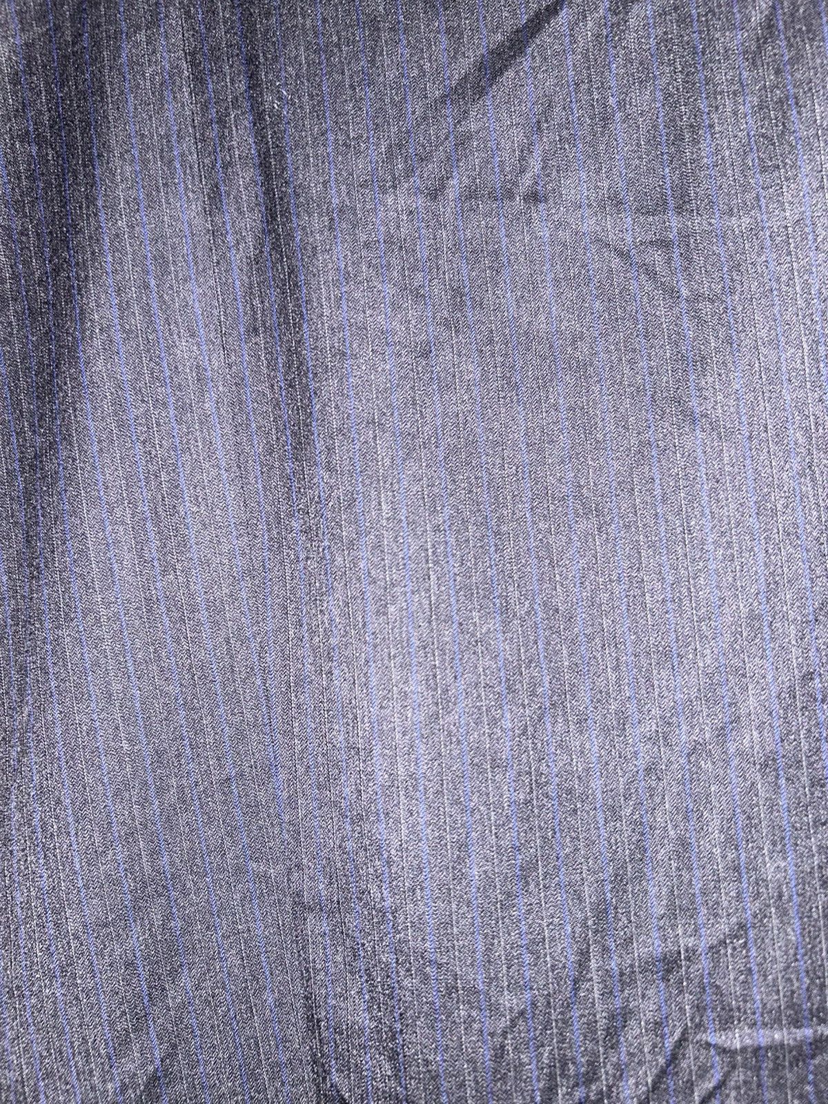 Fendi 90s Uomo Striped Wool Linen Blazer Size 52R - 9 Thumbnail