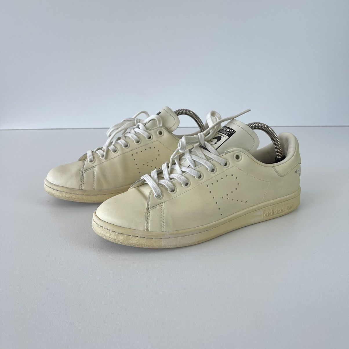 Adidas × Raf Simons Adidas by RAF Simon’s Stan Smith Shoes Cream White F34256 Size US 7.5 / EU 40-41 - 1 Thumbnail