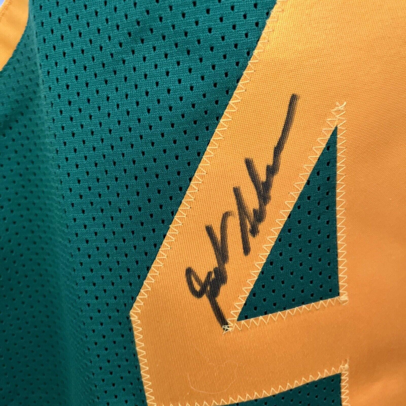 Designer Jack Sikma - SIGNED Custom Seattle SuperSonics Jersey Size US XL / EU 56 / 4 - 2 Thumbnail