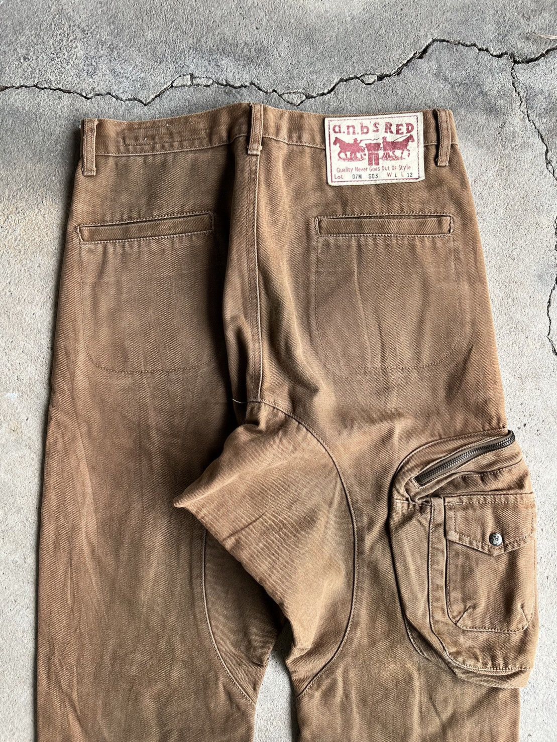 Japanese Brand 🔥Vintage a.n.b'SRED Tactical Multiple Cargo Pocket Pants Size US 30 / EU 46 - 13 Thumbnail