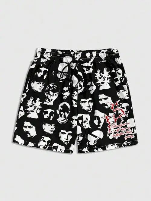 Japanese Brand Graphic Y2k Shorts DRIP summer Size US 34 / EU 50 - 1 Thumbnail