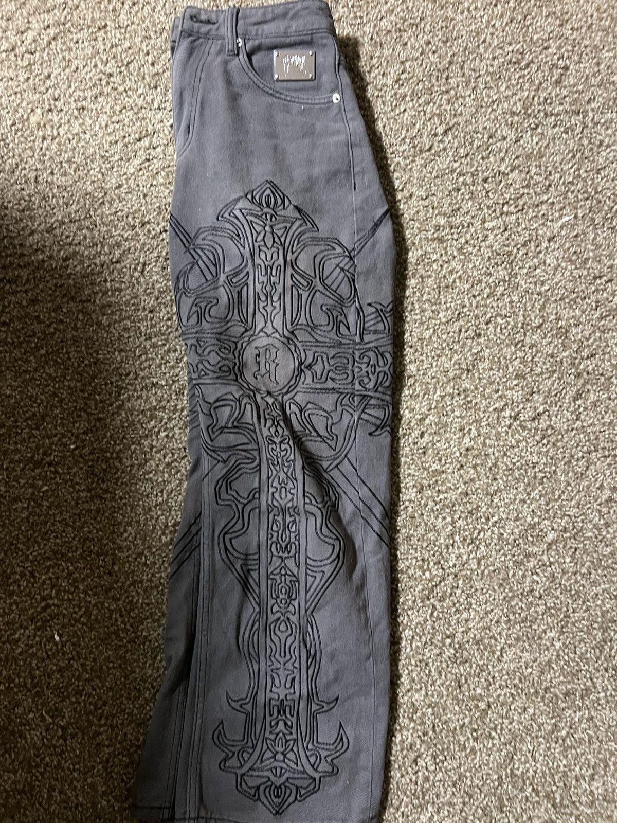 Revenge Revenge cross jeans Size US 28 / EU 44 - 3 Thumbnail