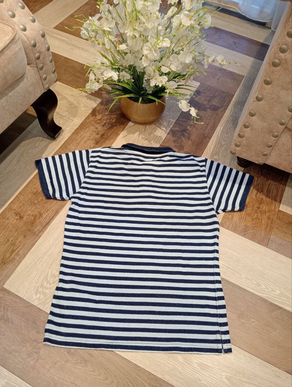 Eternal ETERNAL JAPAN STRIPED POLO SHIRT - SIZE 40 L Size US L / EU 52-54 / 3 - 11 Thumbnail