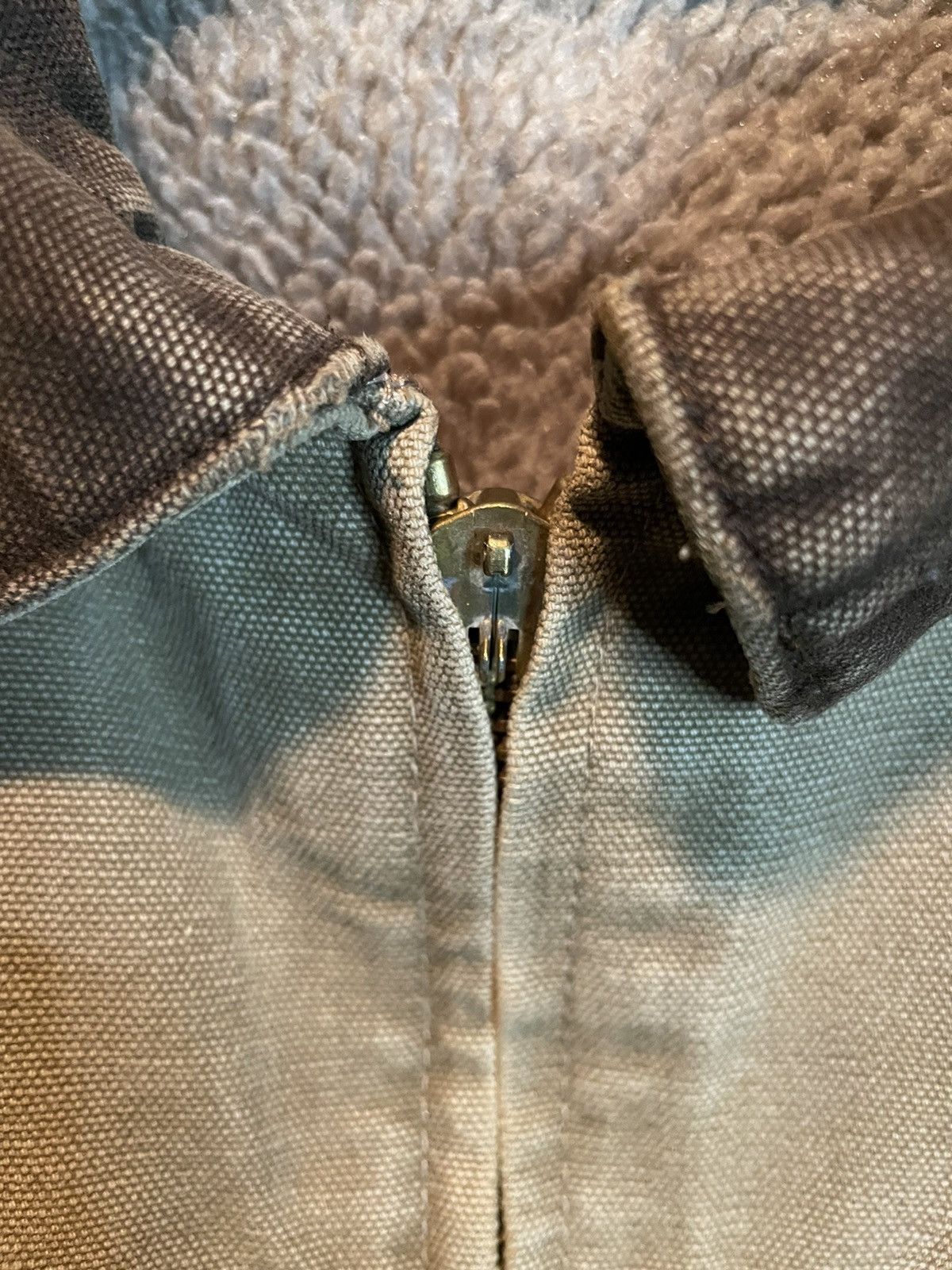Carhartt Carhartt Sherpa Lined Distressed Brown Ridge Coat Jacket Size US XL / EU 56 / 4 - 4 Thumbnail