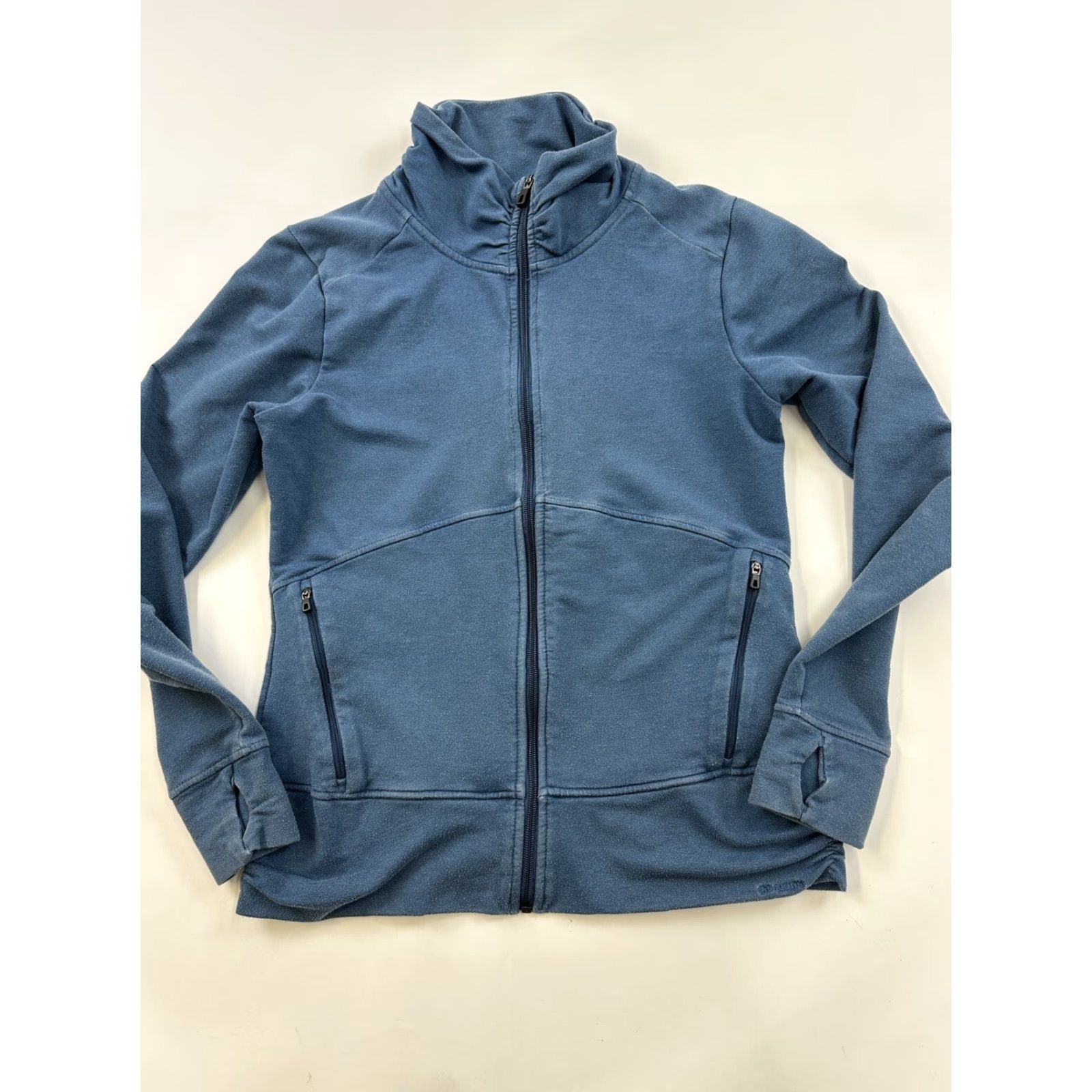 Patagonia Patagonia Jacket Womens Size Medium Blue Swell Belle Full Zip Thumbholes Size M / US 6-8 / IT 42-44 - 3 Thumbnail
