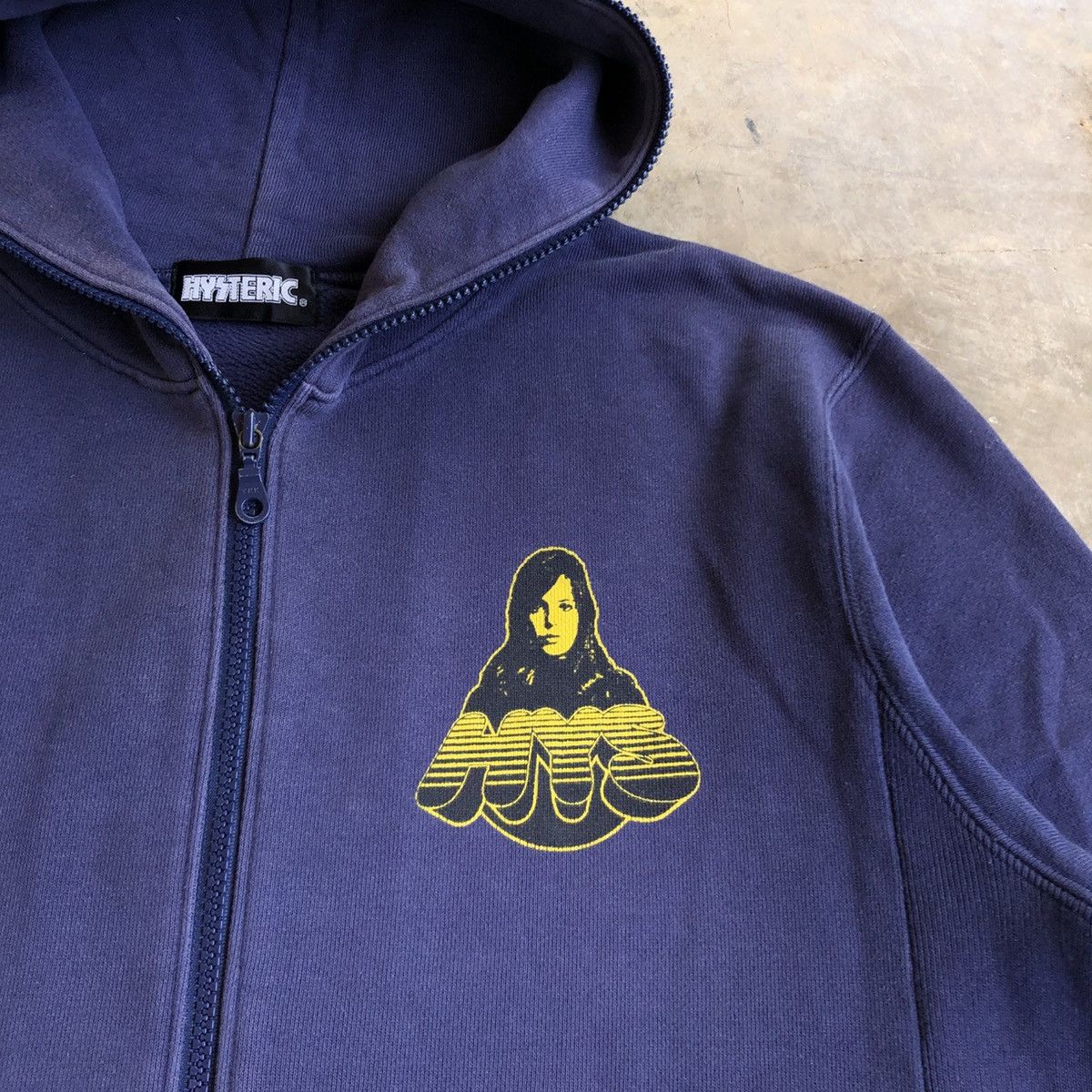 Hysteric Glamour Vintage Hysteric Glamour Woman HYS Full Zipper Hoodie Navy Size US L / EU 52-54 / 3 - 8 Thumbnail