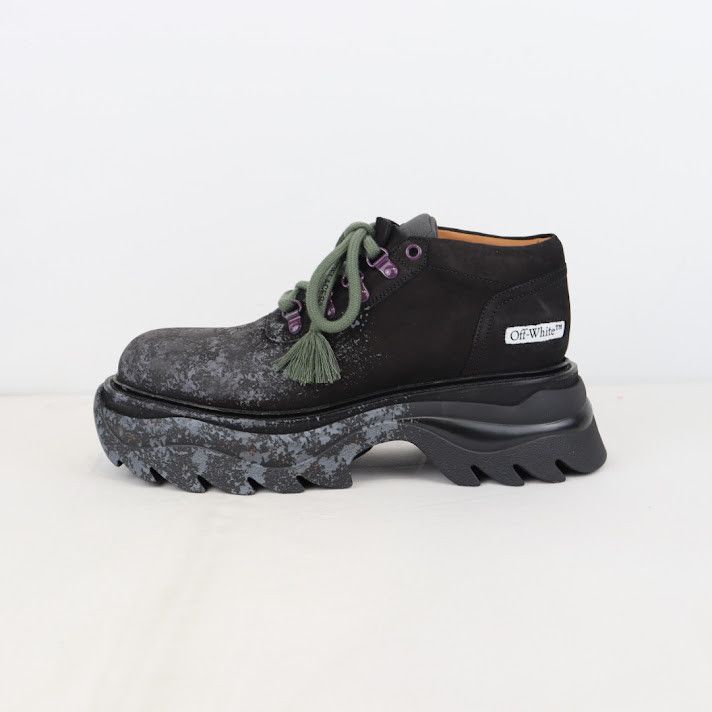 Off-White o1rshd1 Q:2 / Chuncky Sneakers Cow Nabuk in Black Grey Size US 8 / EU 41 - 5 Thumbnail