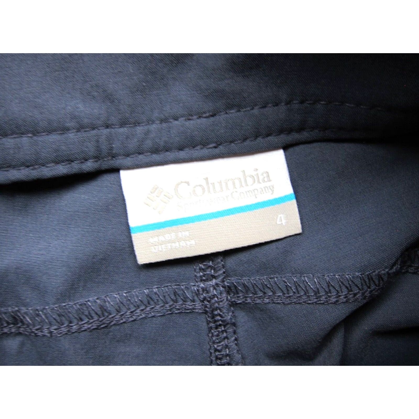Vintage Columbia Shorts Blue Nylon Stretch Hike Travel Active Pocket Chino 4 Size 27" / US 4 / IT 40 - 4 Thumbnail