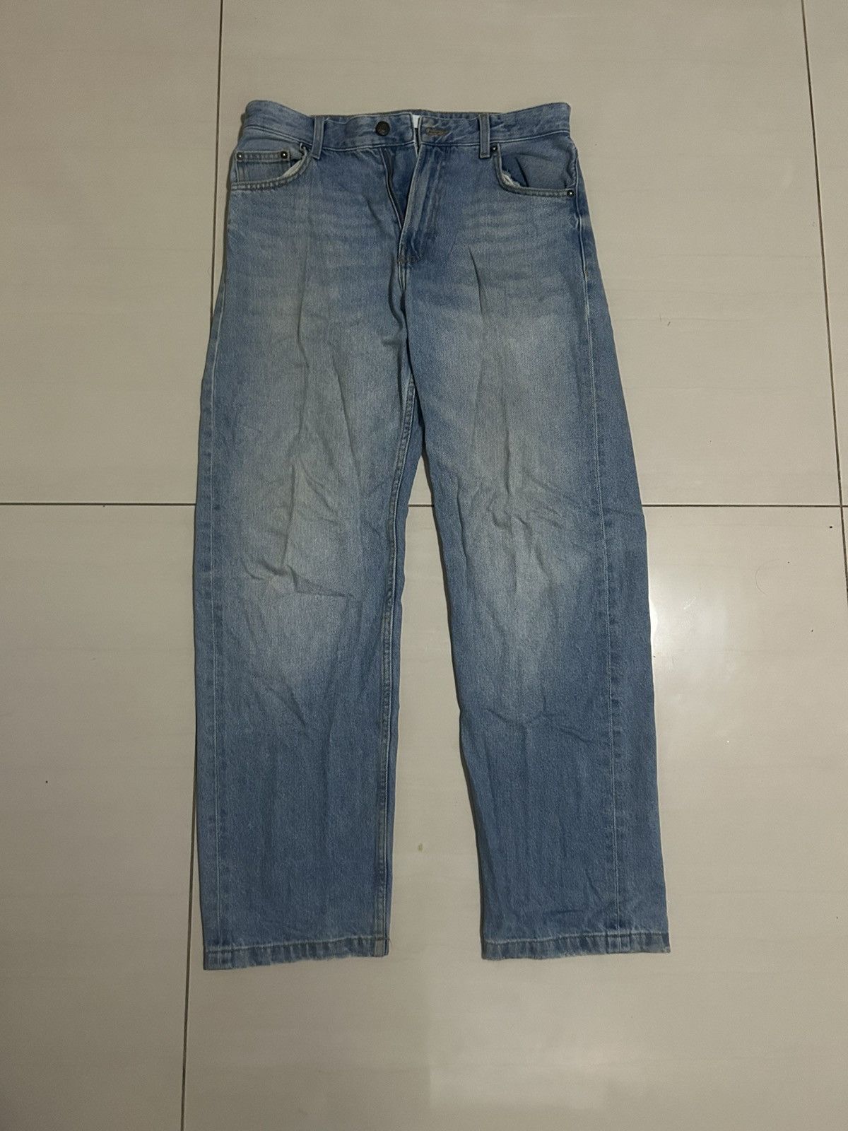 Bershka BERSHKA baggy blue jeans Size US 29 - 1 Thumbnail
