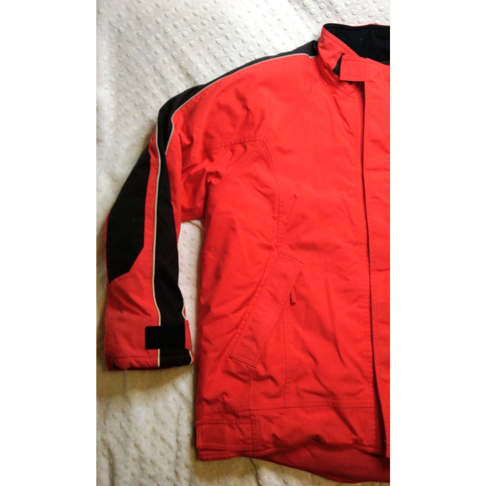 Vintage Cabela's Coat Parka Zip Up Heavy Collared Knit Nylon Softshell Red XL Mens Winter Outdoor Ice Fishing Hi-Vis Logo Size US XL / EU 56 / 4 - 3 Thumbnail