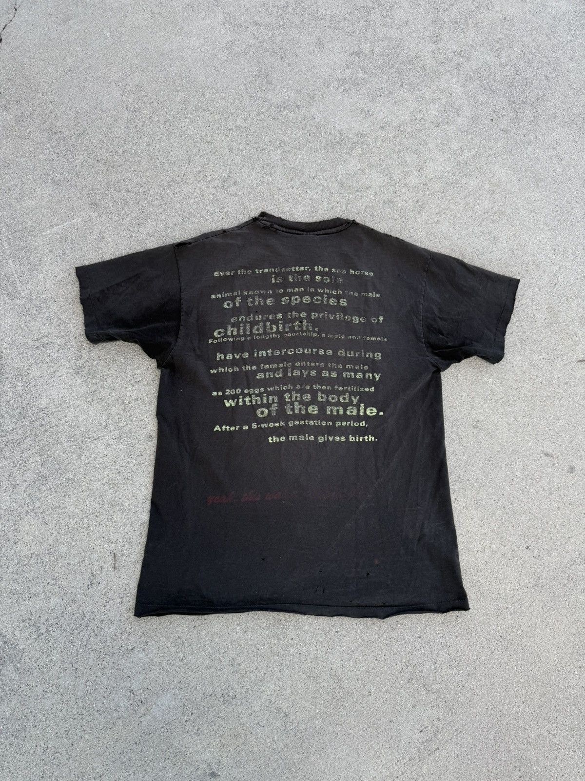 Nirvana Vintage Nirvana Seahorse Tee Size US XL / EU 56 / 4 - 3 Thumbnail
