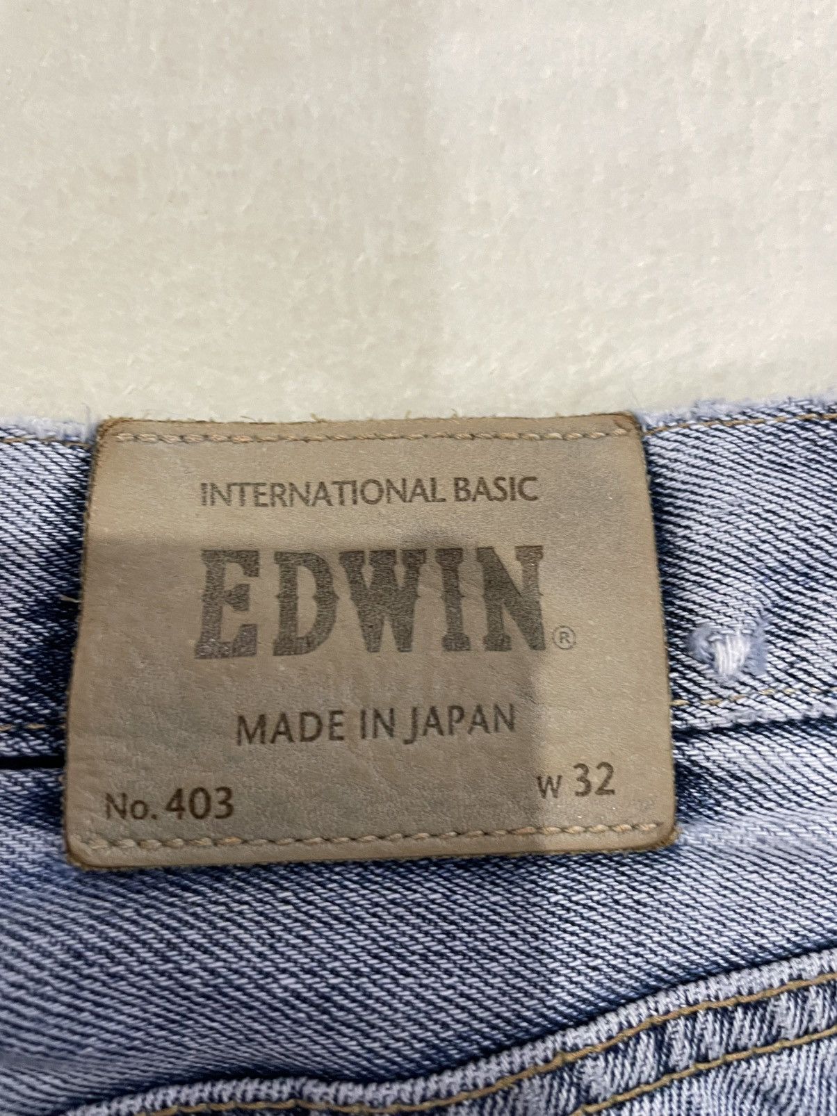 Edwin Vintage Edwin Sand Washed Distress Ripped Jeans Size US 32 / EU 48 - 15 Thumbnail