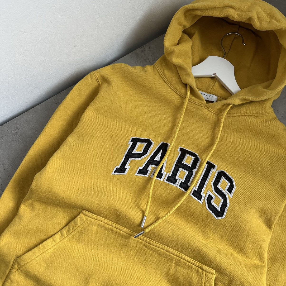 Sandro Yellow Sandro Paris Hoodie Size US S / EU 44-46 / 1 - 3 Thumbnail