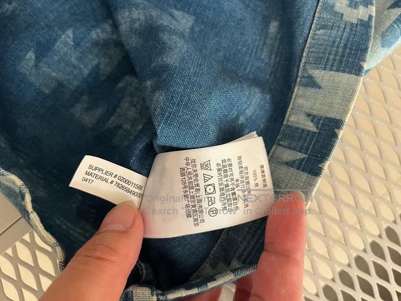 RRL Ralph Lauren RRL Ralph Lauren Old style blue dyed short sleeved shirt Size US S / EU 44-46 / 1 - 4 Thumbnail