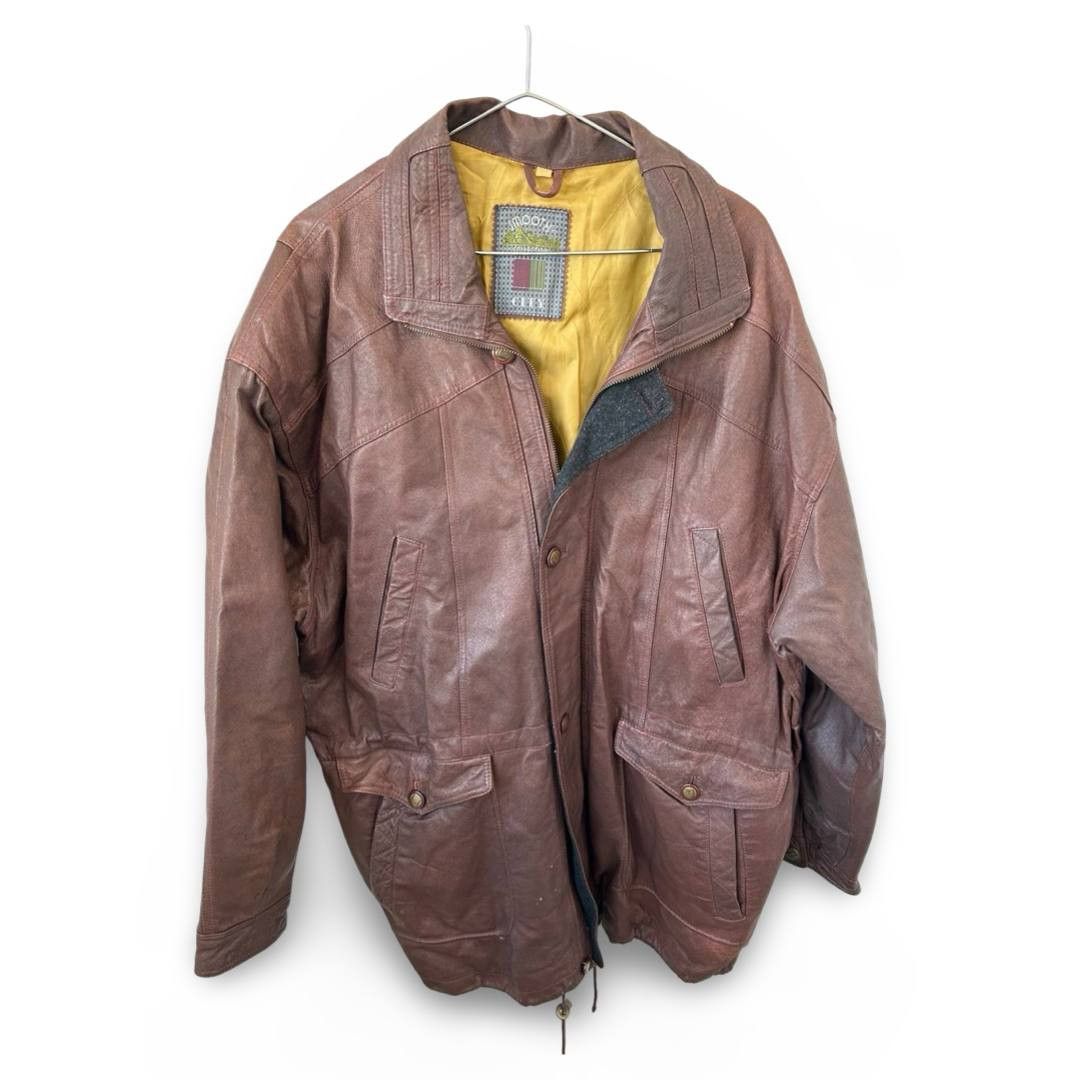 Leather VTG Smooth leather JKT #1020 Size US XXL / EU 58 / 5 - 1 Thumbnail
