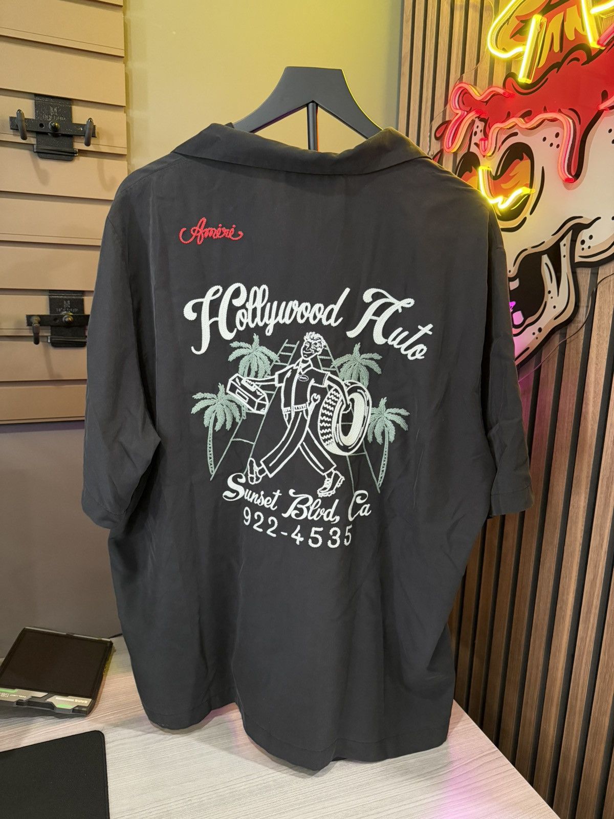 Amiri Amiri Hollywood Auto Bowling Shirt Size US XL / EU 56 / 4 - 2 Thumbnail