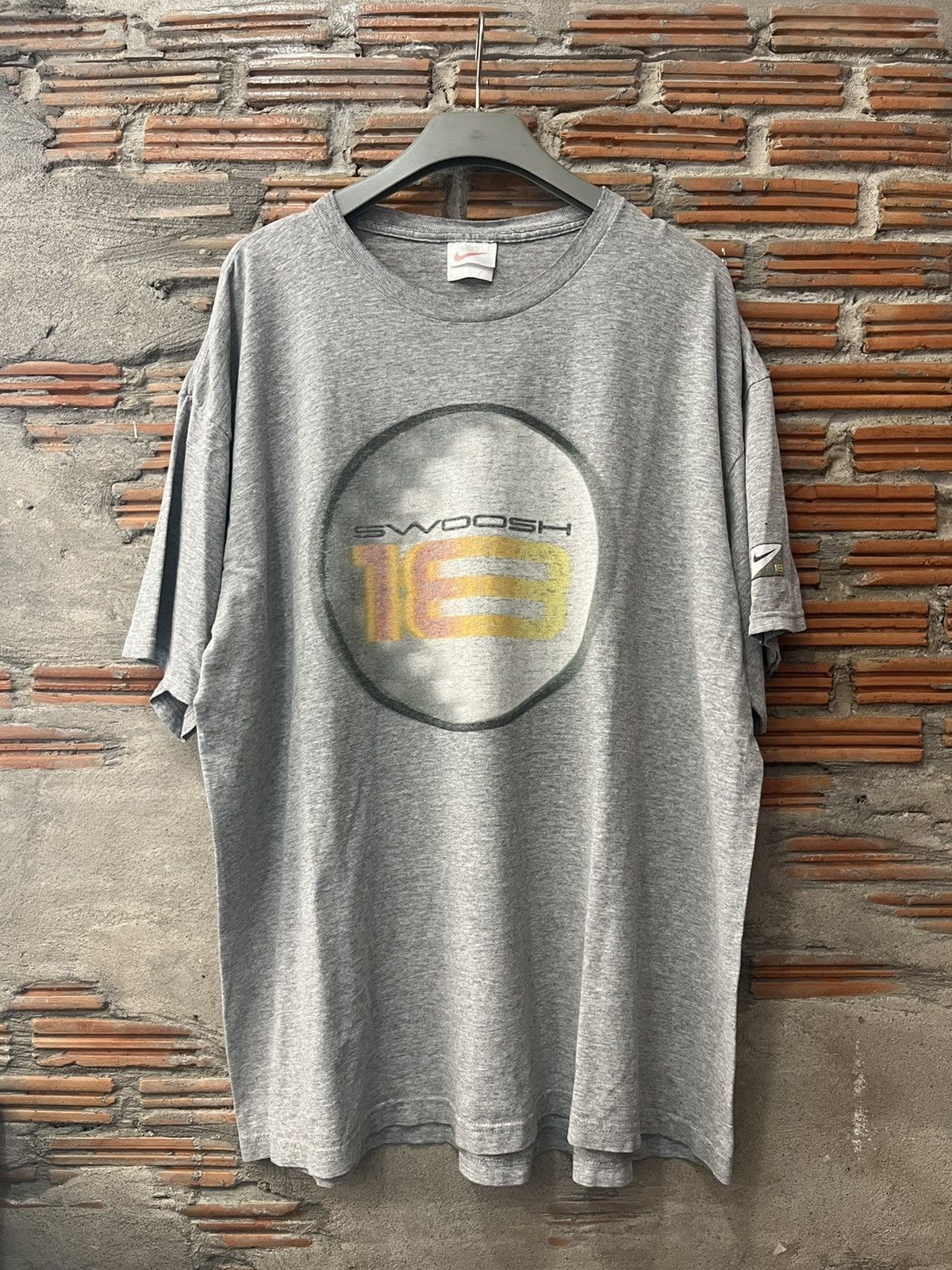 Nike Vintage NIKE SWOOSH 18 collection 90’s Tshirt Size US XL / EU 56 / 4 - 2 Thumbnail