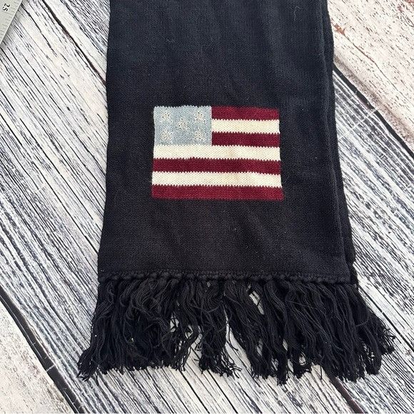 Vintage Vintage C.J. Banks Patriotic Flag Tassel Scarf Size ONE SIZE - 5 Thumbnail