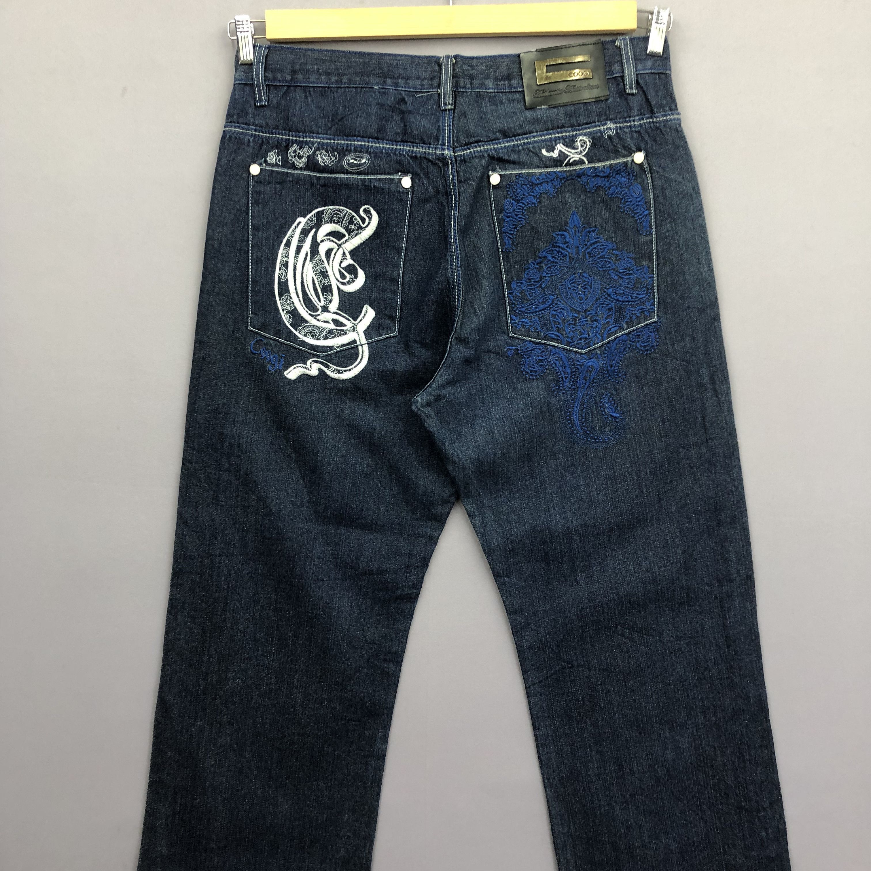 Coogi Crazy Y2K/2000s Coogi Skater Jeans Jnco Baggy Style Denim Size US 36 / EU 52 - 3 Thumbnail